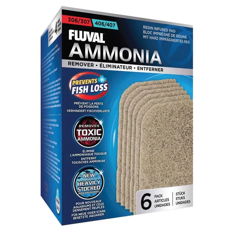 Fluval - Ammonia Remover Pad 307/407 6pk