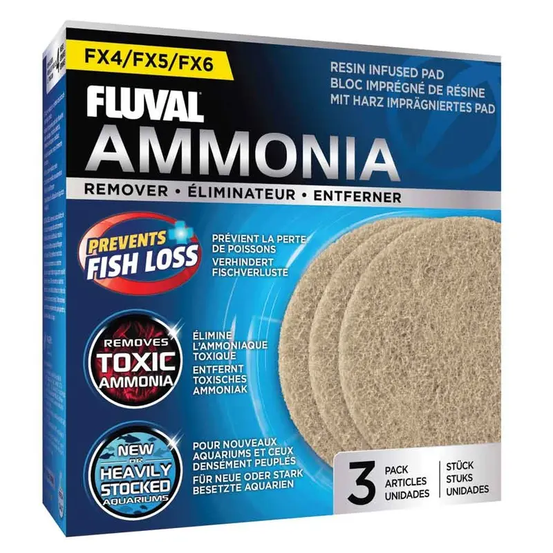 Fluval - Ammonia Remover Pad FX4/FX6 3pk