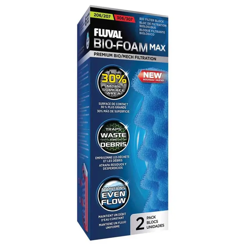 Fluval - Blue BioFoam MAX 207/307 2pk