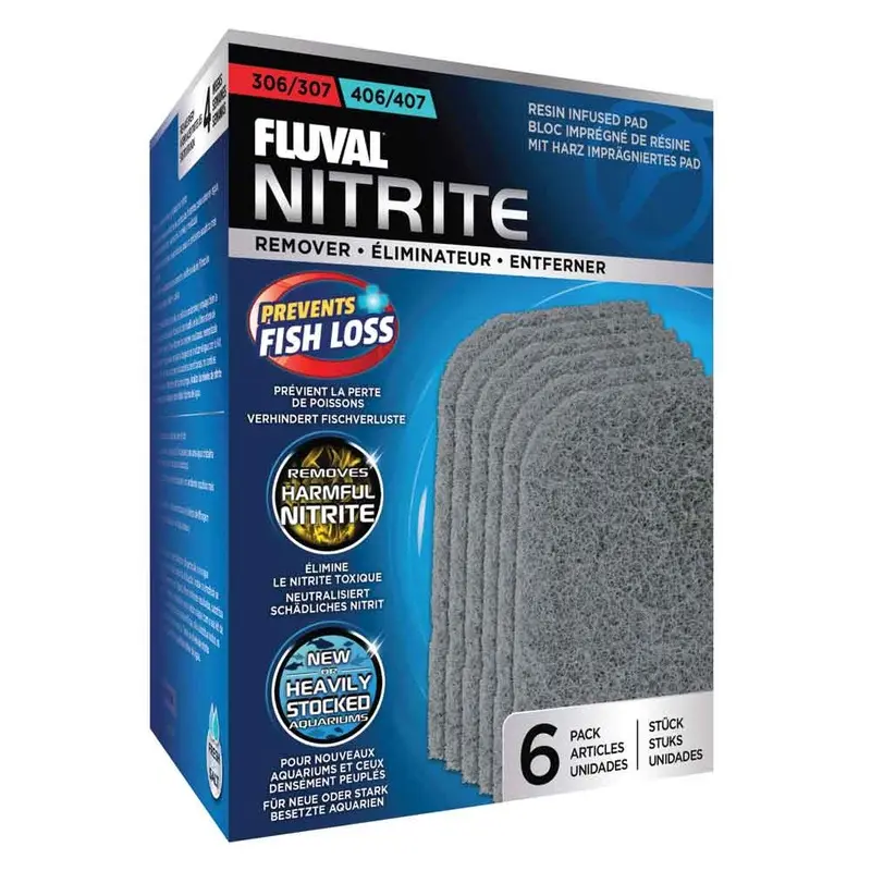 Fluval - Nitrite Remover Pad 307/407 6pk