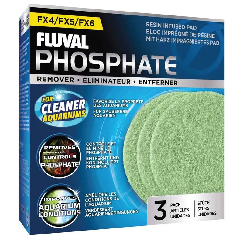 Fluval - Phosphate Remover Pad FX4/FX6 3pk