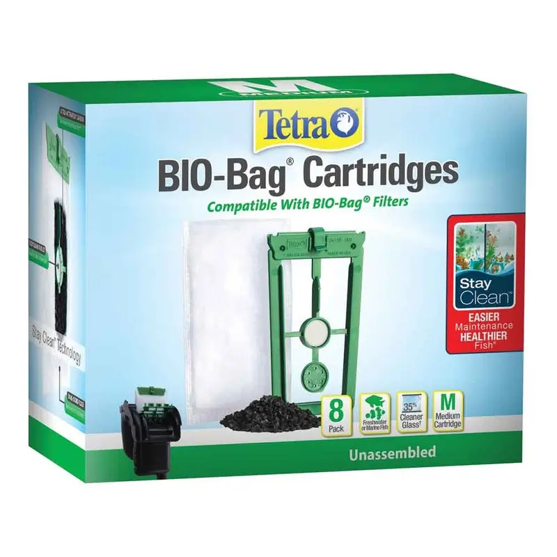Tetra - Stay Clean Bio-Bag Cartridge Md 8pk
