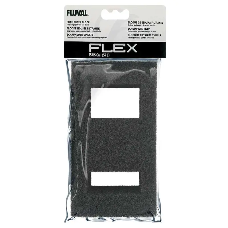 Fluval - Flex 15 Black Foam Filter Insert