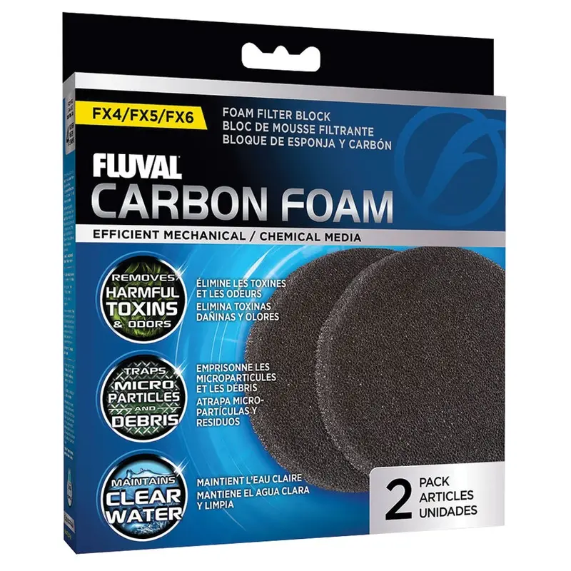 Fluval - FX5/6 Carbon Foam Pads - 2 pk
