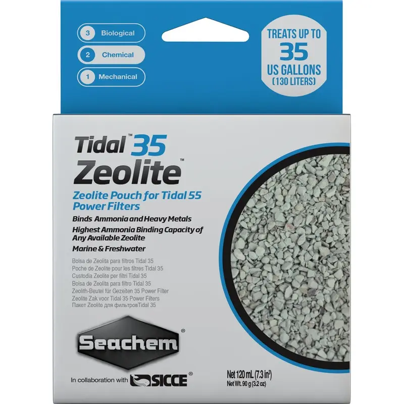 Seachem - Tidal 35 Zeolite - 120mL Bagged