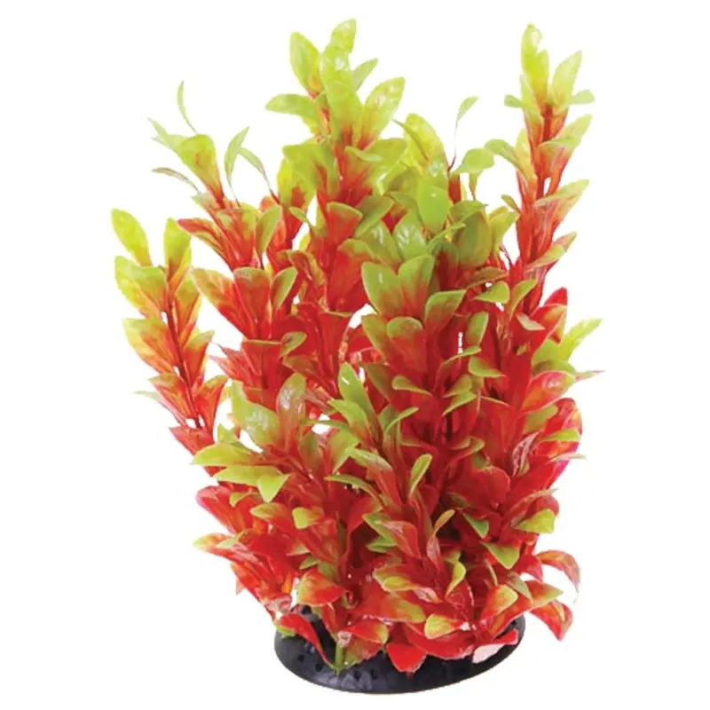 Red Ludwigia Aquarium Ornament - 10 in.
