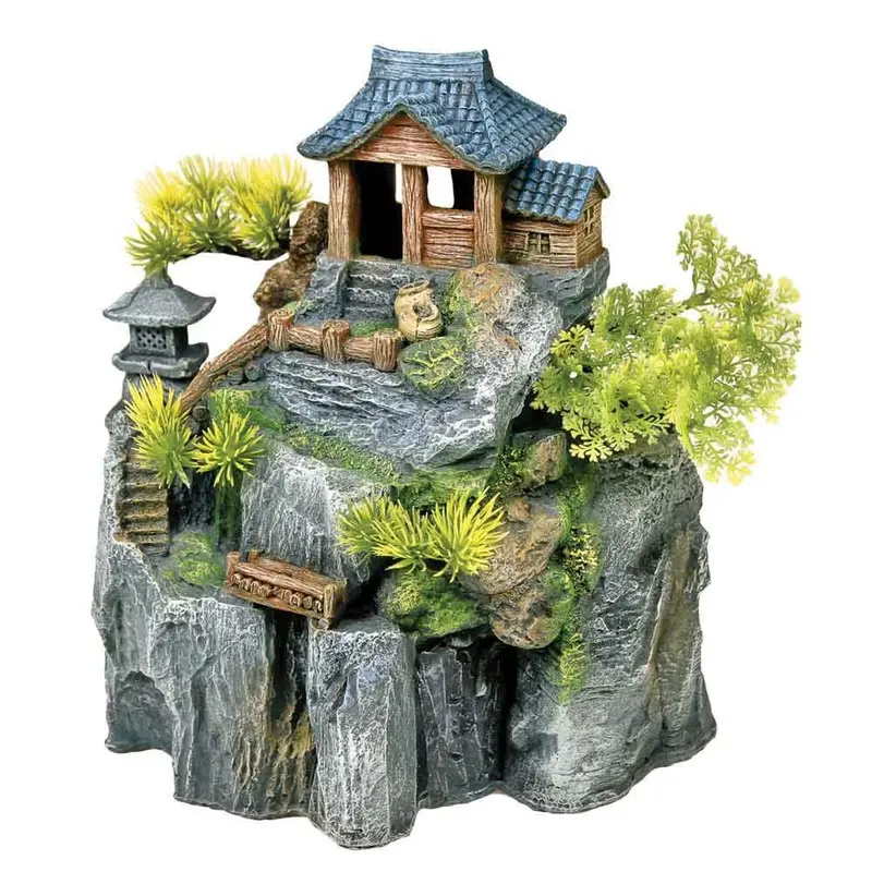 Exotic Environments - Asian Cottage House w/ Bonsai