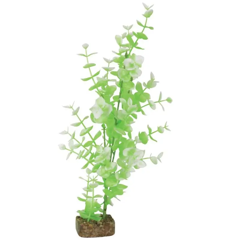 GloFish - Green & White Plant LG