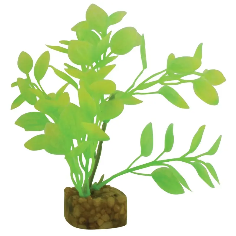 GloFish - Green & Yellow Plant SM