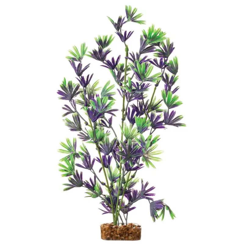 GloFish - Purple & Green Plant LG