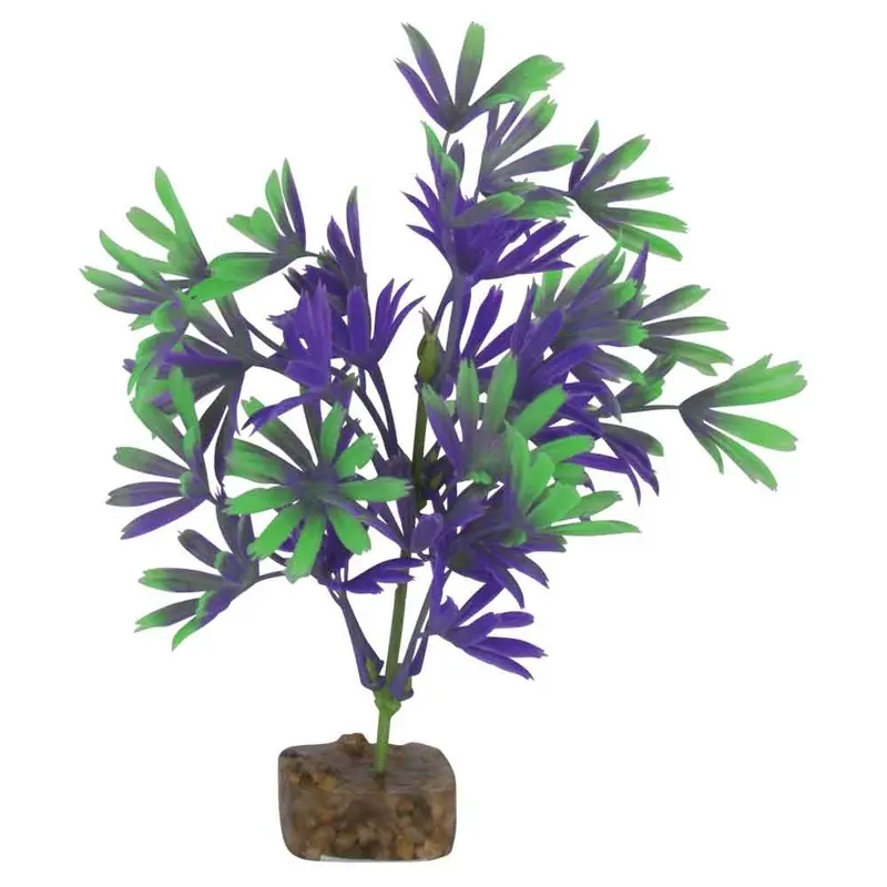 GloFish - Purple & Green Plant MD