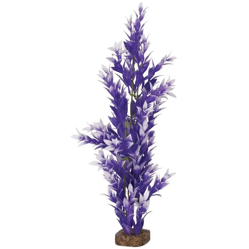 GloFish - Purple & White Plant LG