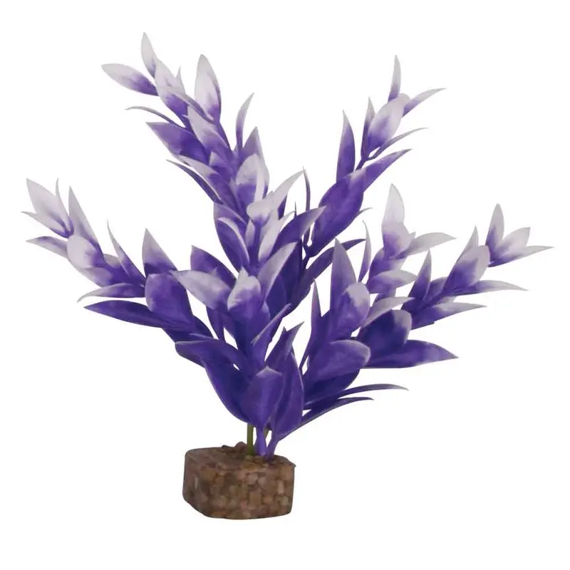 GloFish - Purple & White Plant SM