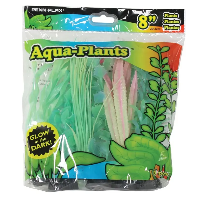 Penn Plax - Glow Plant Assorted - 6pk