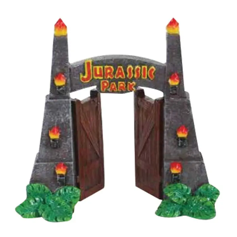 Penn-Plax Ornament - Jurassic Park Gates
