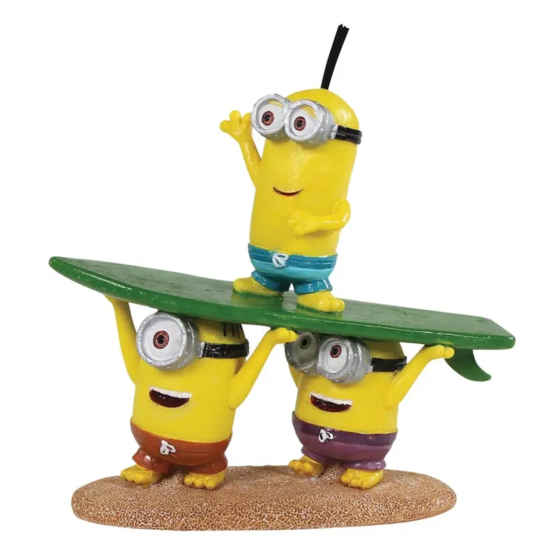 Penn Plax Minion Decor - Kevin/Stuart/Bob Surfing