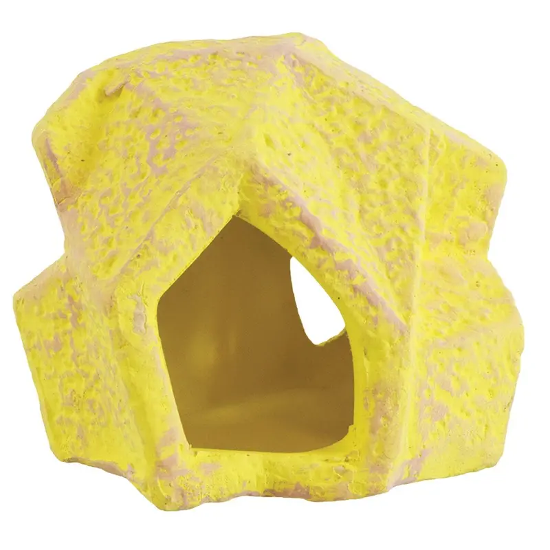 Underwater Treasures - Geometrical Rock - Yellow - Md