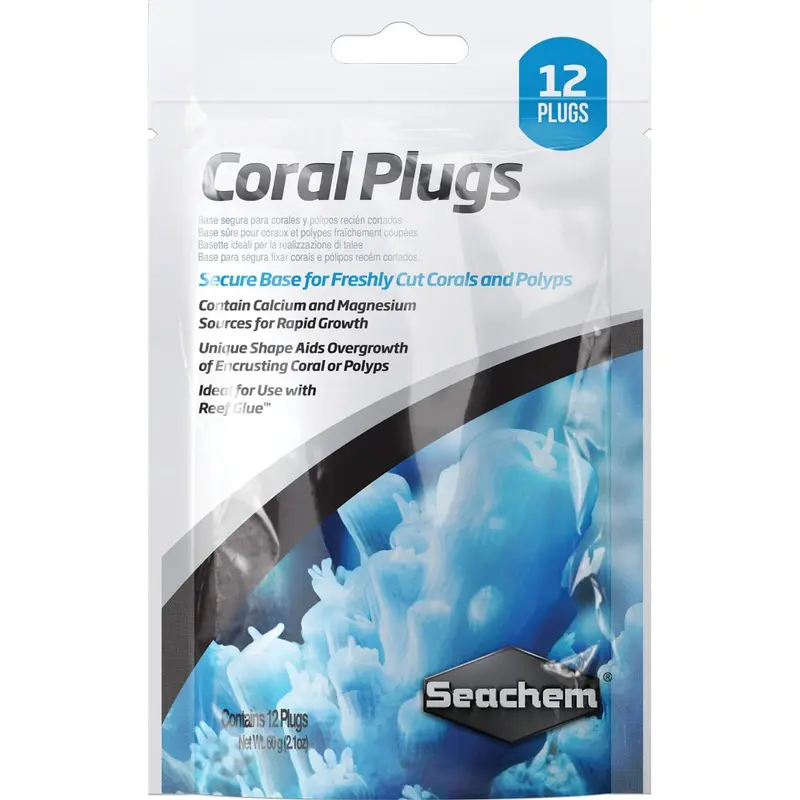 Coral Plugs - 12 ct
