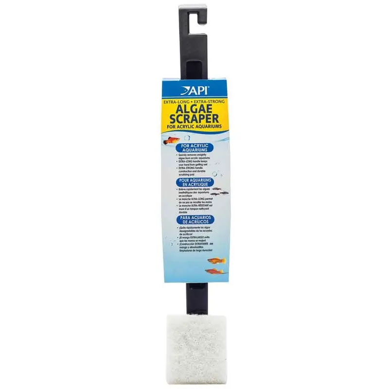 API Extra-Long, Extra-Strong Algae Scrapers for Acrylic