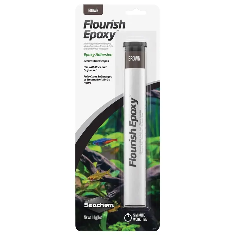 Seachem Flourish Epoxy - Brown - 4 oz