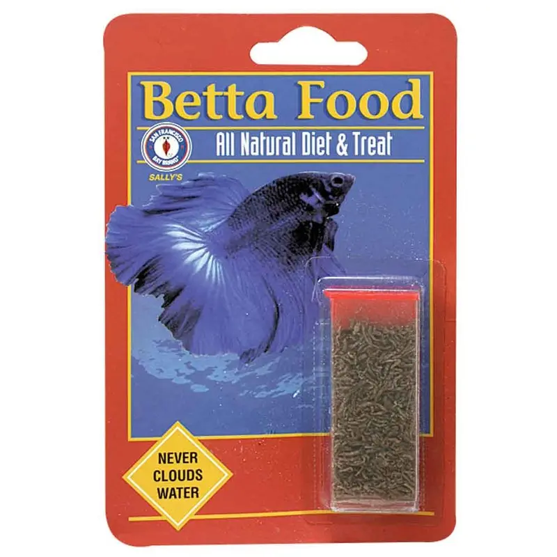 Freeze Dried Bloodworms for Bettas - 0.04 oz.