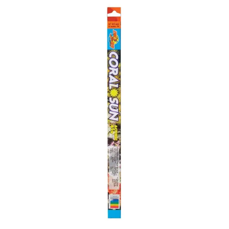 Zoo Med - Coral Sun T8 Actinic 420 Lamp 18in