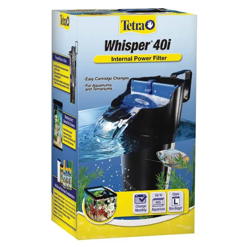 Tetra - Whisper 40I Internal Power Filter 20-40gal