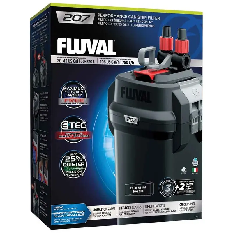 Fluval - 207 External Filter - 20-45gal