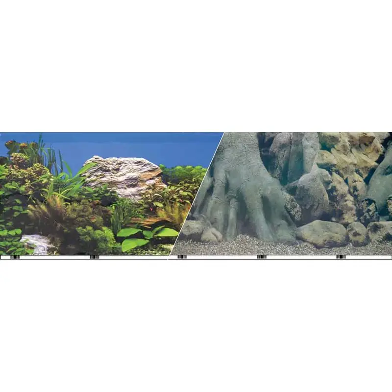 Vibran Sea Background - Tree Trunks/ FW Rock - 19 in.