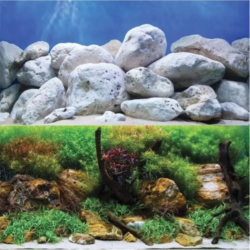 UT Background - Aquagarden/ White Stone - 18 in.