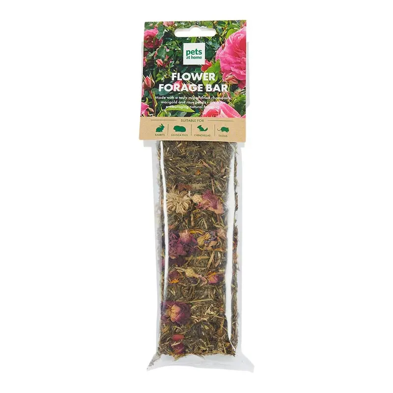 Pets At Home Small Animal Treat Flower Forage Bar 45G
