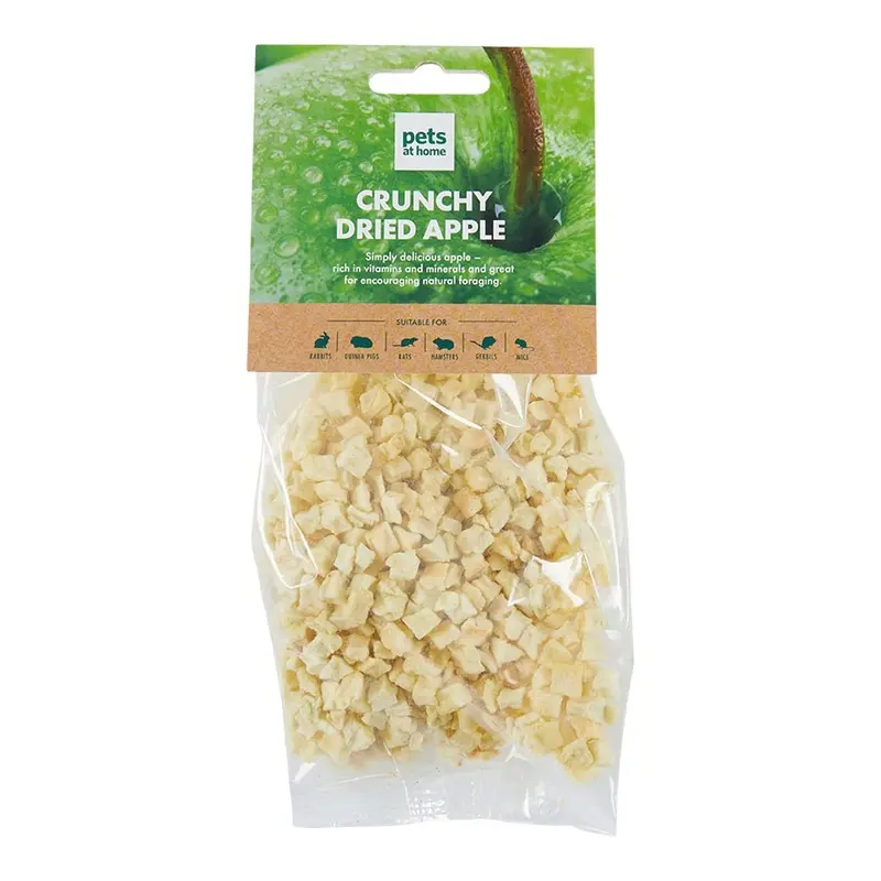 Pets At Home Small Pets Treats Crunchy Dried Apple 50G
