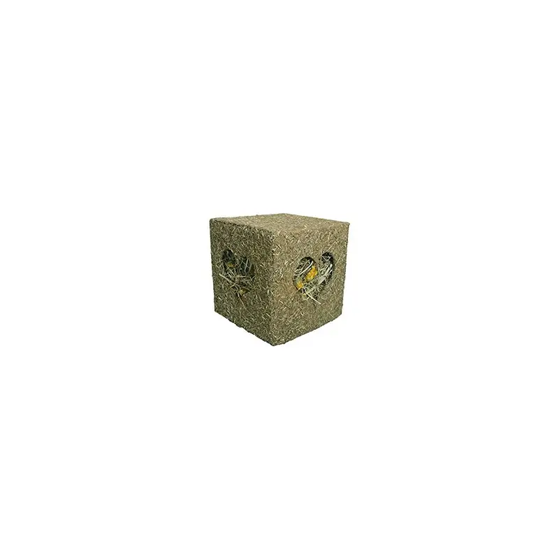 Rosewood Naturals I Love Hay Forage Cube Treat And Toy For Animals, Small