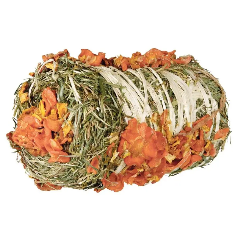 Trixie Hay Bale With Pumpkin And Carrot - 18Cm/200G Small