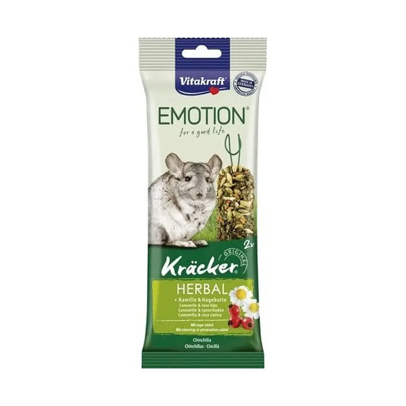 Vitakraft Kracker Sticks Chinchilla Treat Herbal X2 66G