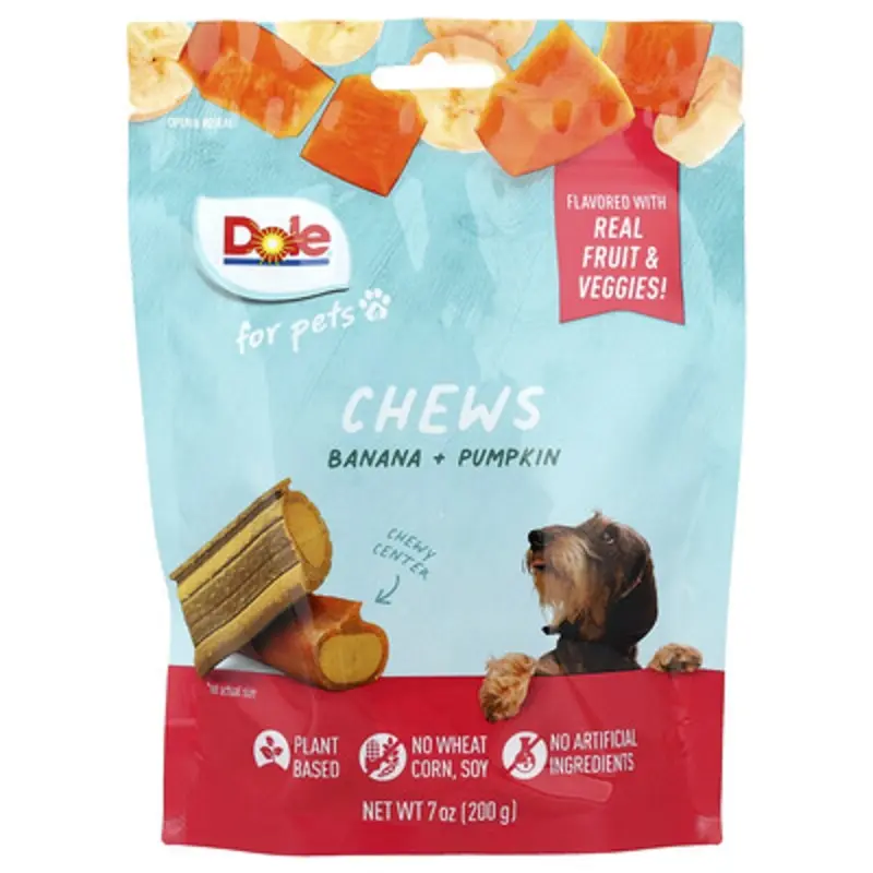 Dole For Pets , Chews, Banana + Pumpkin, 7 Oz (200 G)