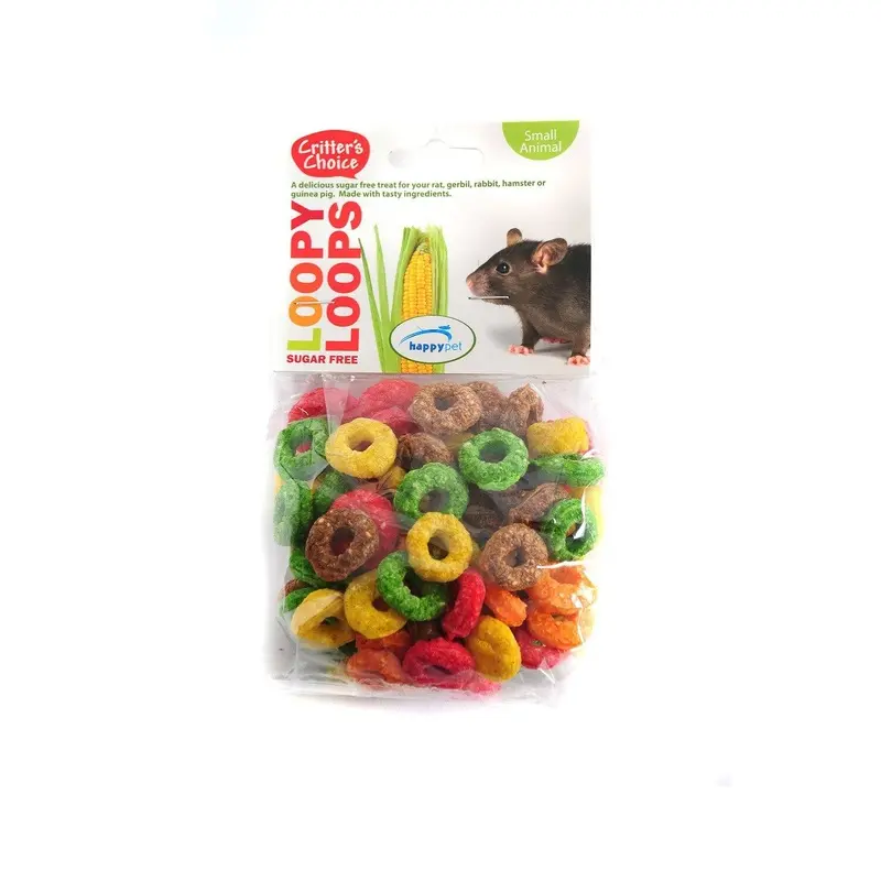 Critters Choice Critters Choice Loopy Loops Animal Treats - 50G Small
