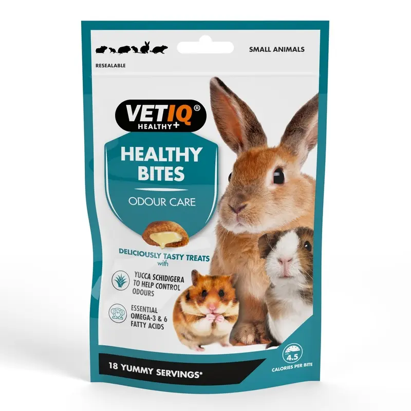 Vetiq Healthy Bites Odour Care Animal Treats - 30G Bag Cream Small