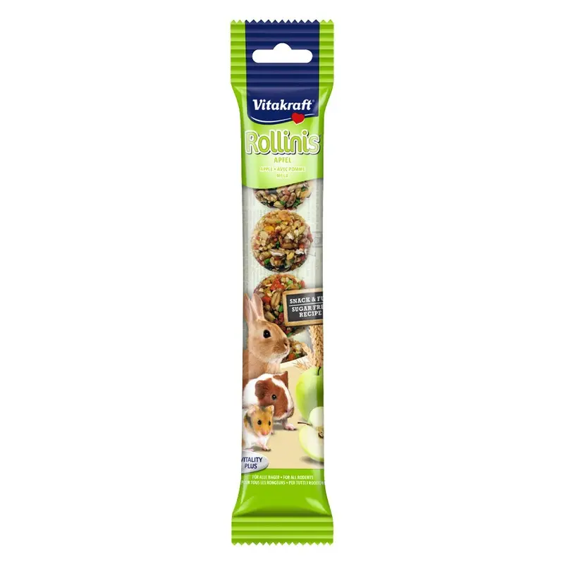 Vitakraft Rollinis Hamster Treats Apple 40G