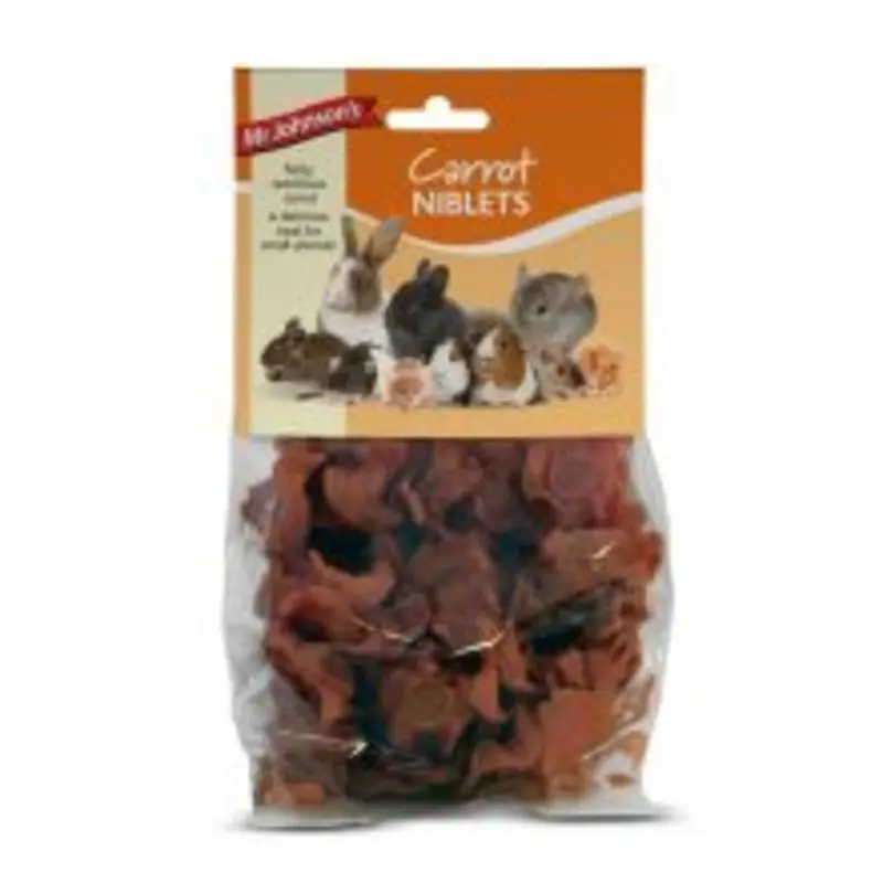 Mr.johnsons Mr Johnsons Niblets Animal Treats - Carrot - 80G Small