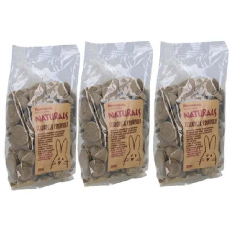 Ab Tools 3Pk Small Animal Pet Treat Rabbit Guinea Natural Treat Fenugreek Crunchies