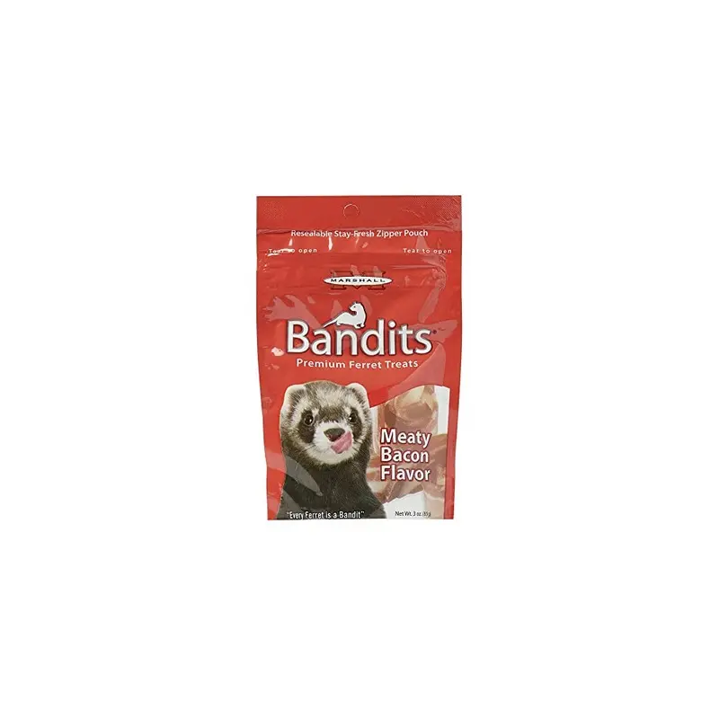 Marshall Fd-382 Bandits Ferret Treats Bacon, 3 Oz. 3Oz