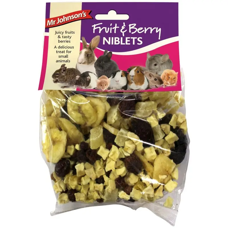 Mr.johnsons Mr Johnsons Niblets Animal Treats - Fruit And Berry Dry - 110G Bag Small