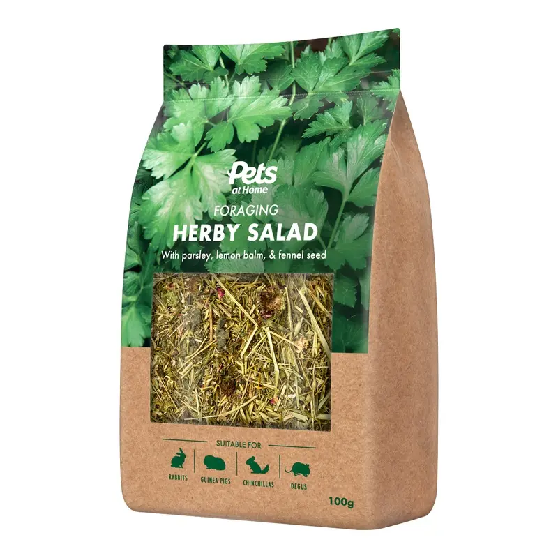 Pets At Home Small Animal Fragrant Herby Salad Treat 100G