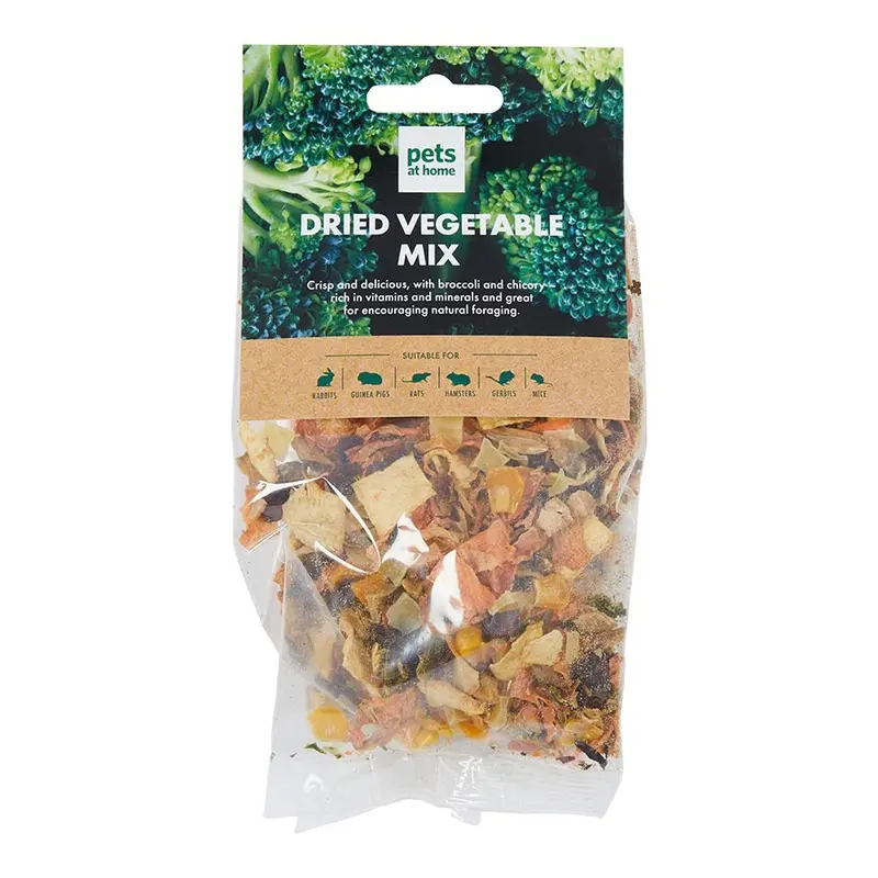 Pets At Home Small Pets Treats Dried Vegetable Mix 50G
