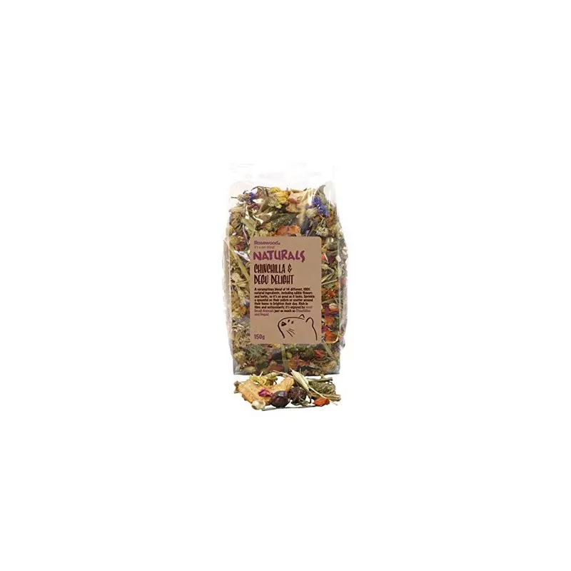 Rosewood Naturals Animal Treats Chinchilla & Degu Delight, 150 G Small