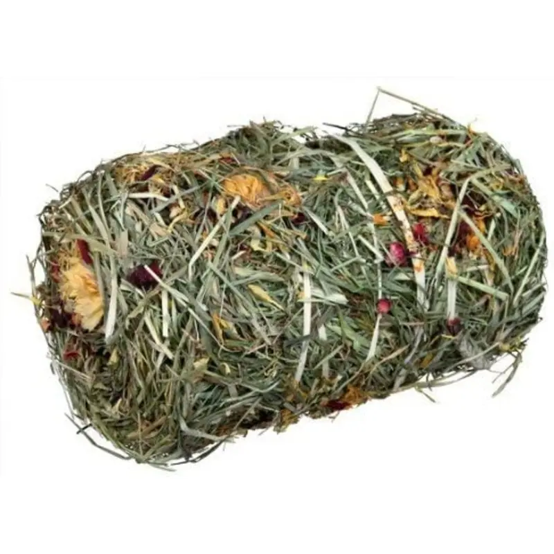 Trixie Hay Bale With Flowermix - 18Cm/200G Grain 200G