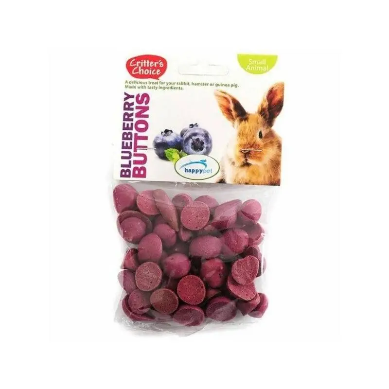 Critters Choice Critters Choice Blueberry Buttons Animal Treats - 40G Bag Small