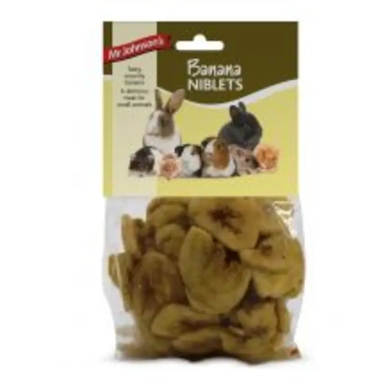 Mr.johnsons Mr Johnsons Niblets Animal Treats - Banana - 100G Small