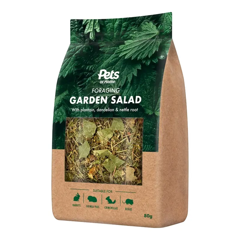Pets At Home Small Animal Foraging Garden Salad Treat 80G